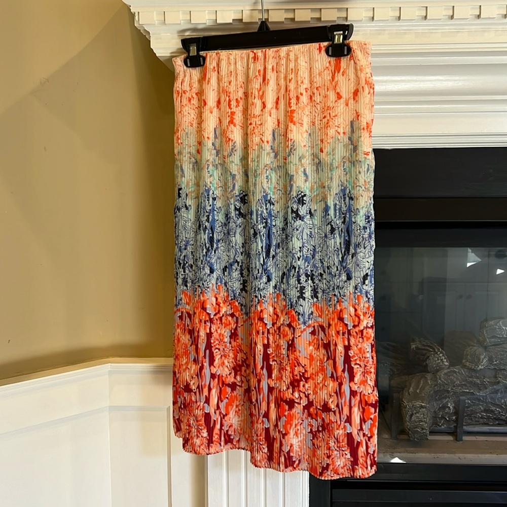Midi Pleated Skirt